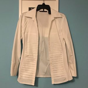 White button down